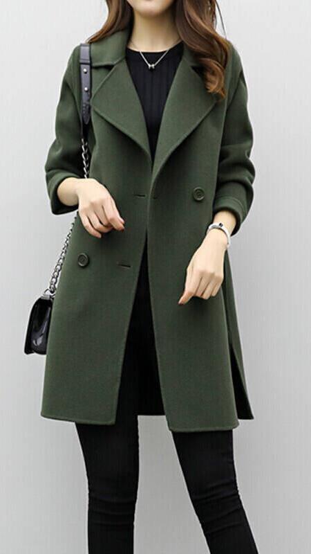 CELINA™ – Lång trenchcoat