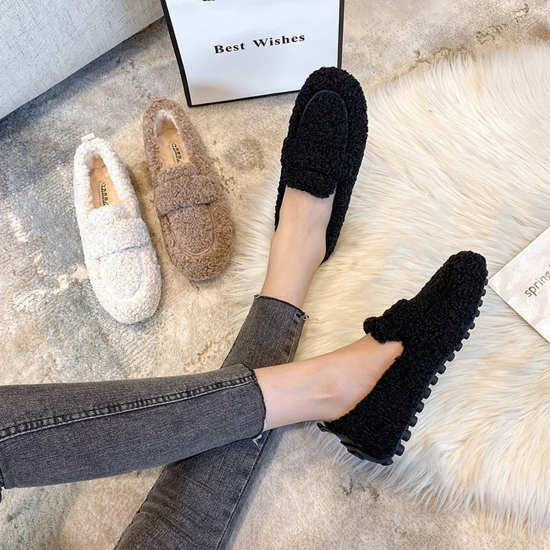 COCO™ | Mysiga Sherpa-loafers
