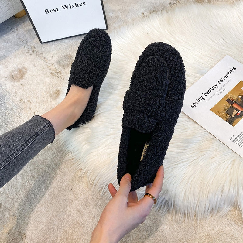 COCO™ | Mysiga Sherpa-loafers