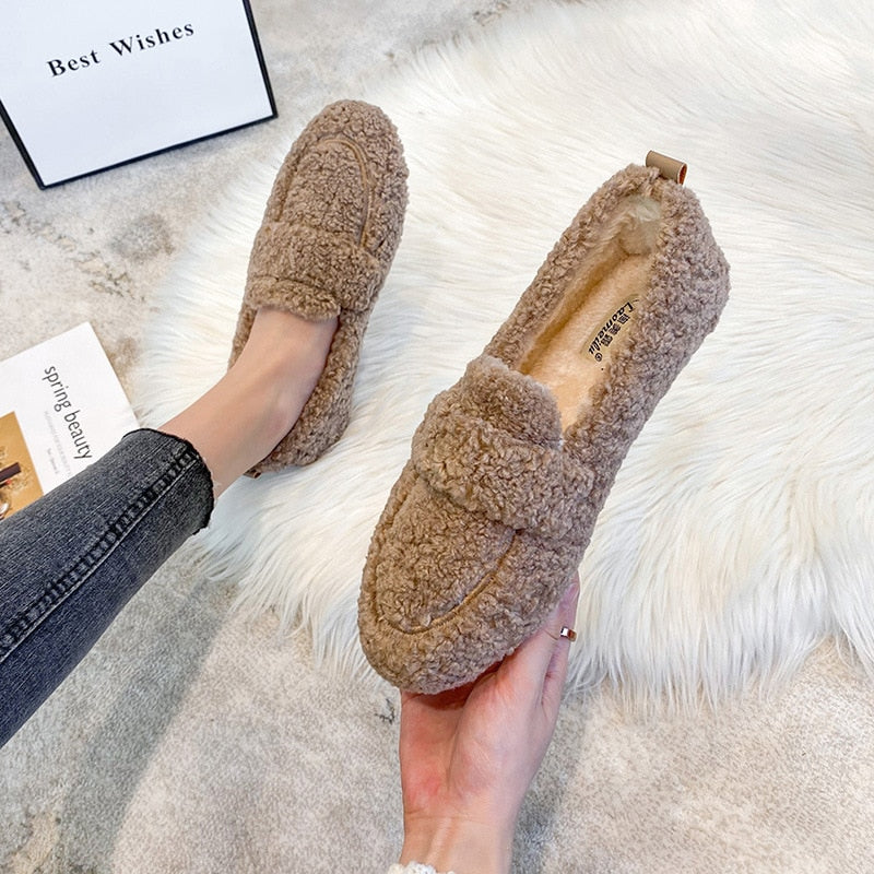COCO™ | Mysiga Sherpa-loafers