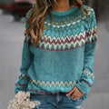 FINLEY™ | Boho Vagstickad Tröja