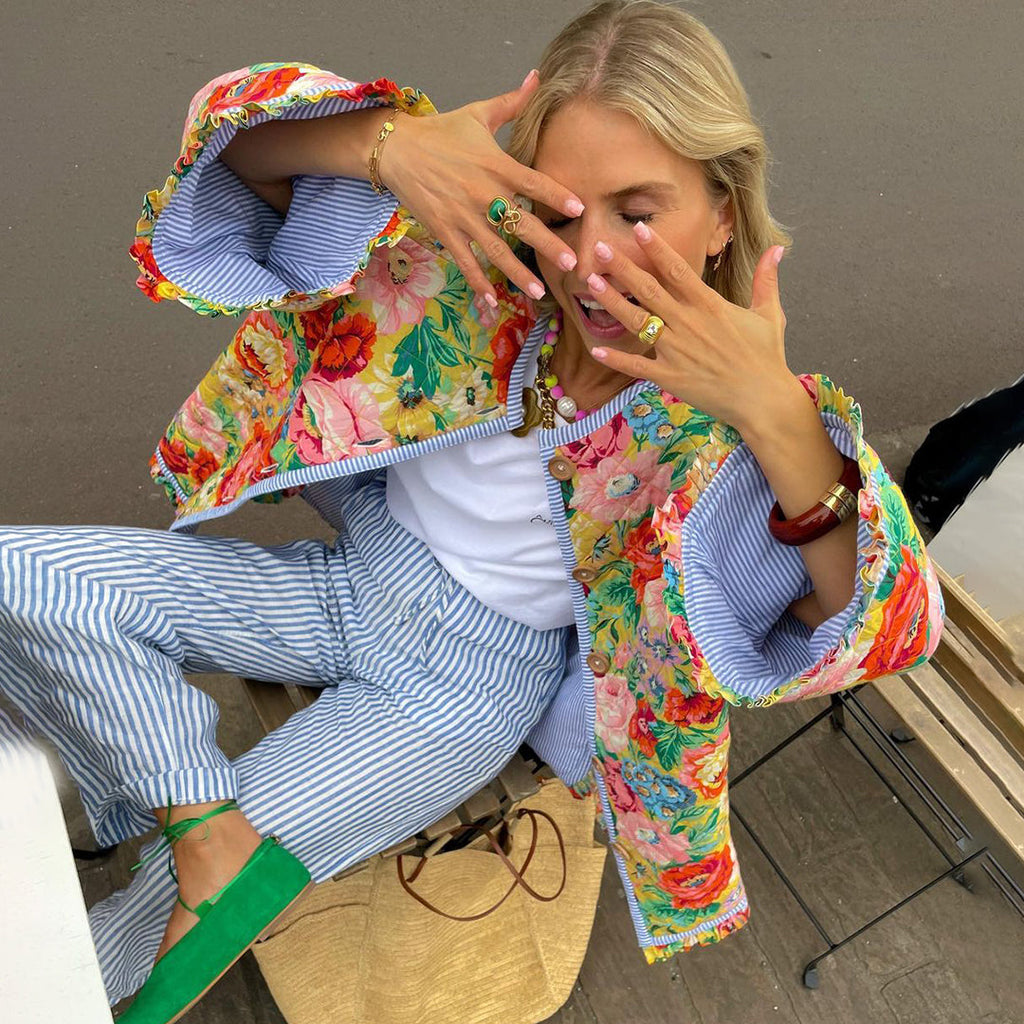 NICOLE™ – Trendig jacka med tryck
