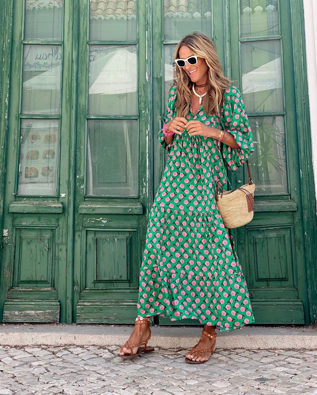 SABINE™ - Boho Chic Maxiklänning