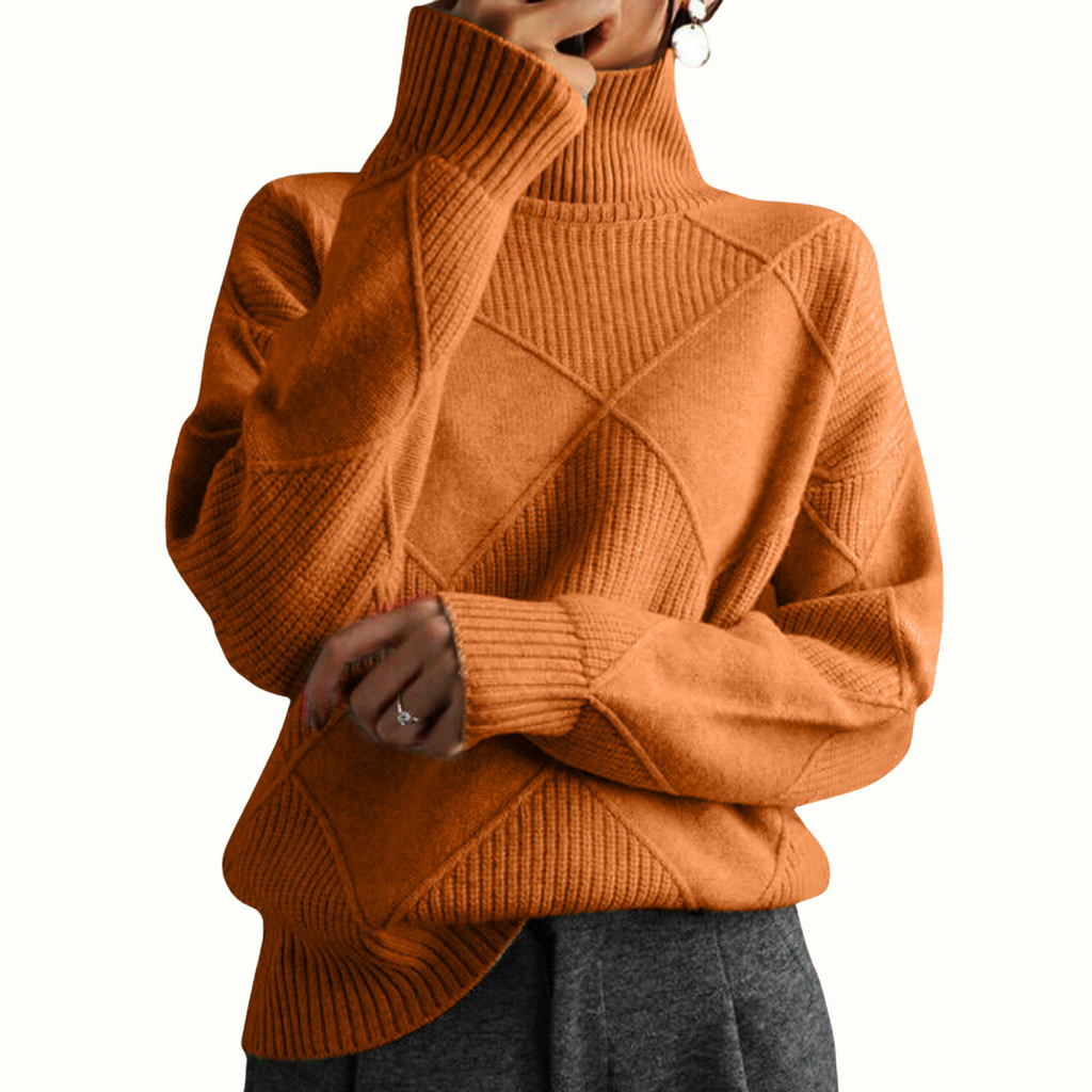 LINLEY™ | Lyxig Ribbstickad Polotröja