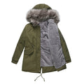 MARINA™ | Varm Parkas med Sammetskant