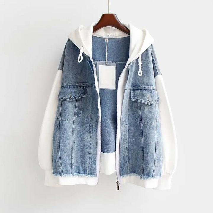 MIRA™ | Duofärgad jeansjacka