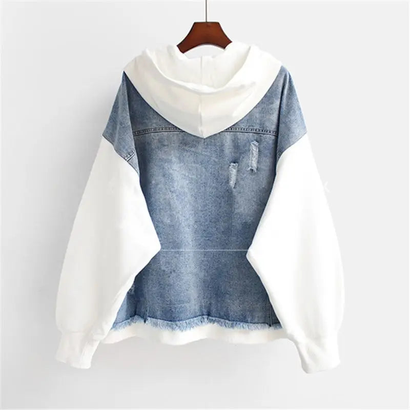 MIRA™ | Duofärgad jeansjacka