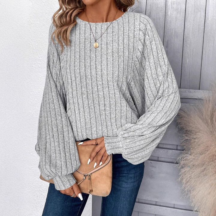 TIANA™ - Avslappnad Löst Sittande Långärmad Blus