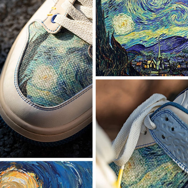 VAN GOGH™ | Sneakers Inspirerade av Stjärnnatten