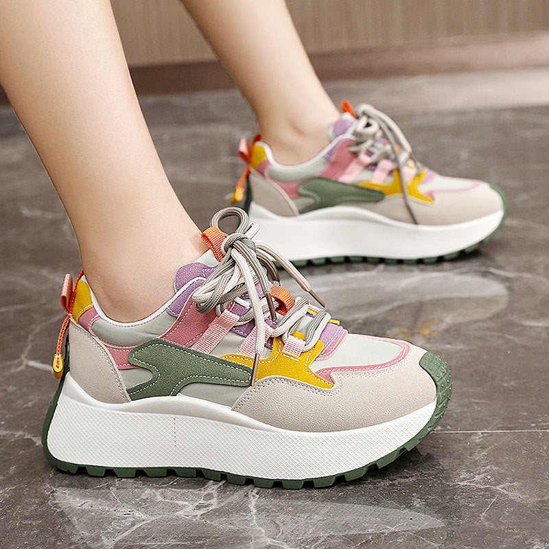 BRISSA™ - Bekväma Andningsbara Snörda Löparsneakers