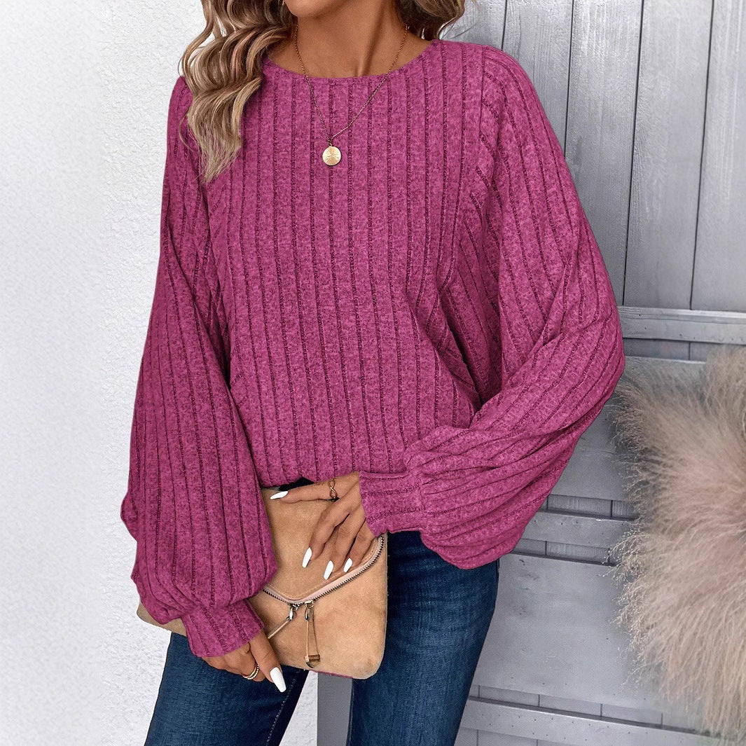 TIANA™ - Avslappnad Löst Sittande Långärmad Blus