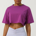 CASSIA™ – Avslappnad Croppad T-shirt