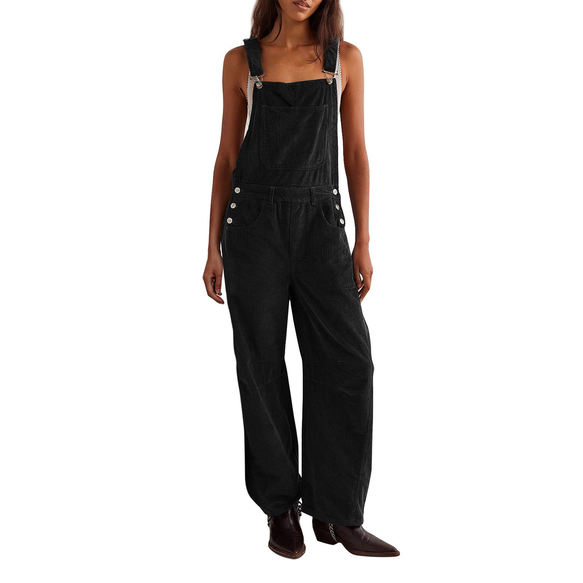 PANIZ™ - Vintage Salopett Vid Justerbar Jumpsuit