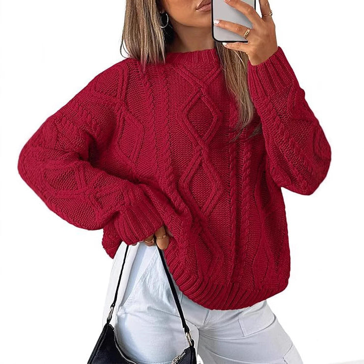 TONIA™ - Avslappnad Översized Långärmad Tröja