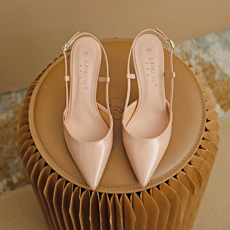 ZURI™ - Eleganta Stilettos med Spetsig Tå och Justerbar Rem