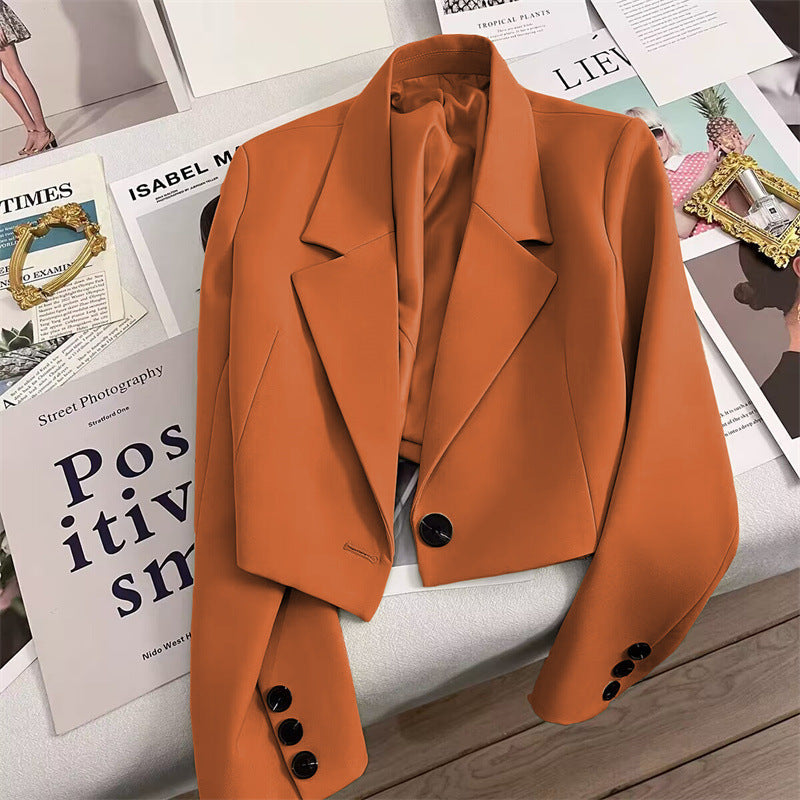 CORALIE™ – Sofistikerad croppad blazer