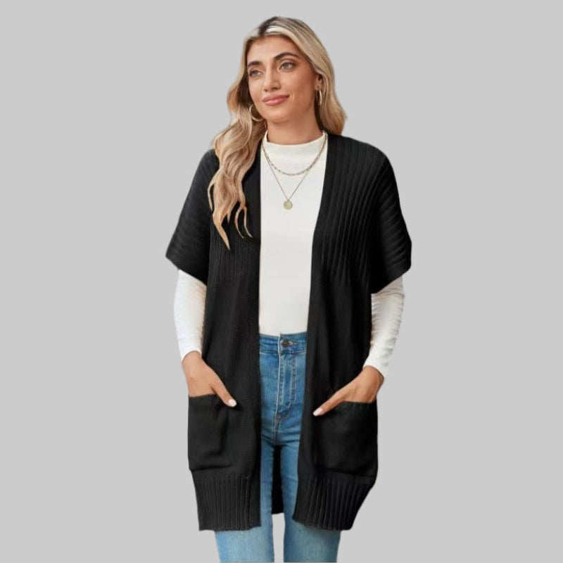 BREE™ - Lätt Öppen Stickad Kofta