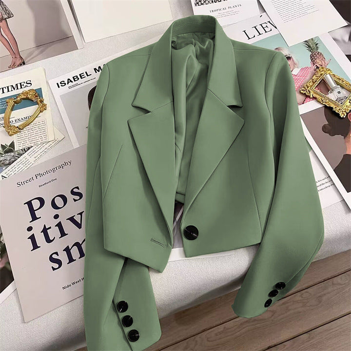 CORALIE™ – Sofistikerad croppad blazer