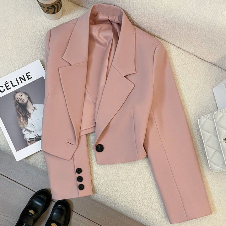 CORALIE™ – Sofistikerad croppad blazer