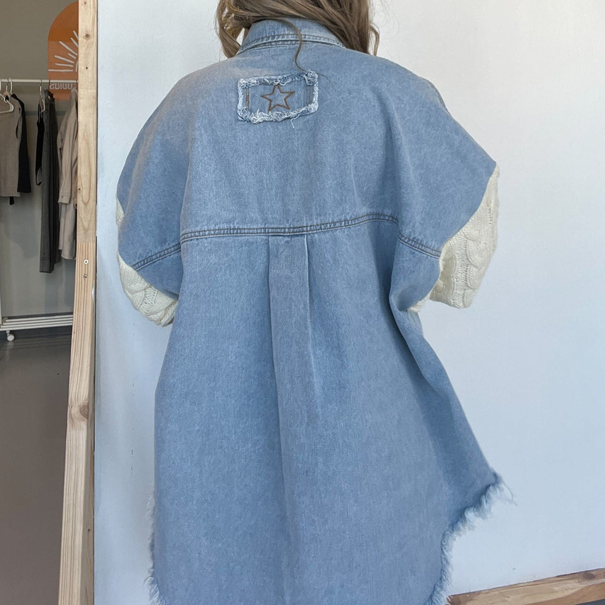 PRIS™ – Vintage långärmad jacka med krage