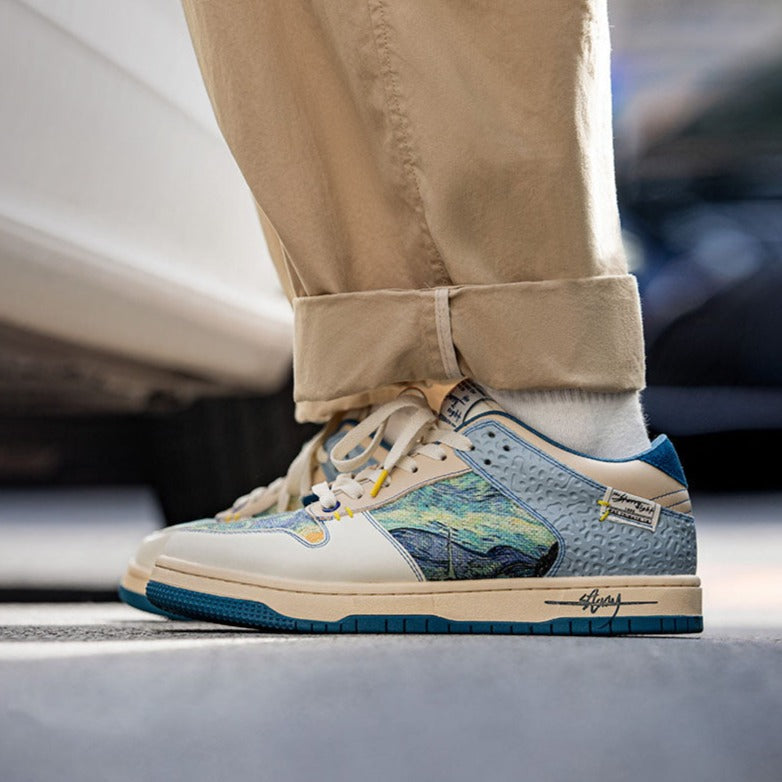 VAN GOGH™ | Sneakers Inspirerade av Stjärnnatten