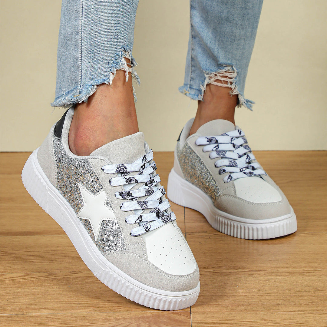 HAKO™ - Elegantda Snörda Lågskaftade Löparsneakers