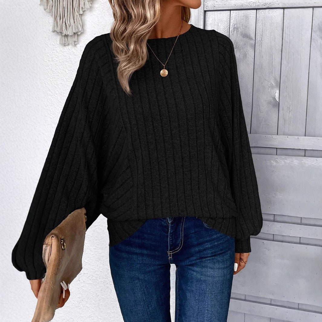 TIANA™ - Avslappnad Löst Sittande Långärmad Blus