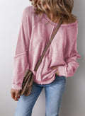 PRECIOUS™ - Avslappnad Rundhalsad Långärmad Sweatshirt