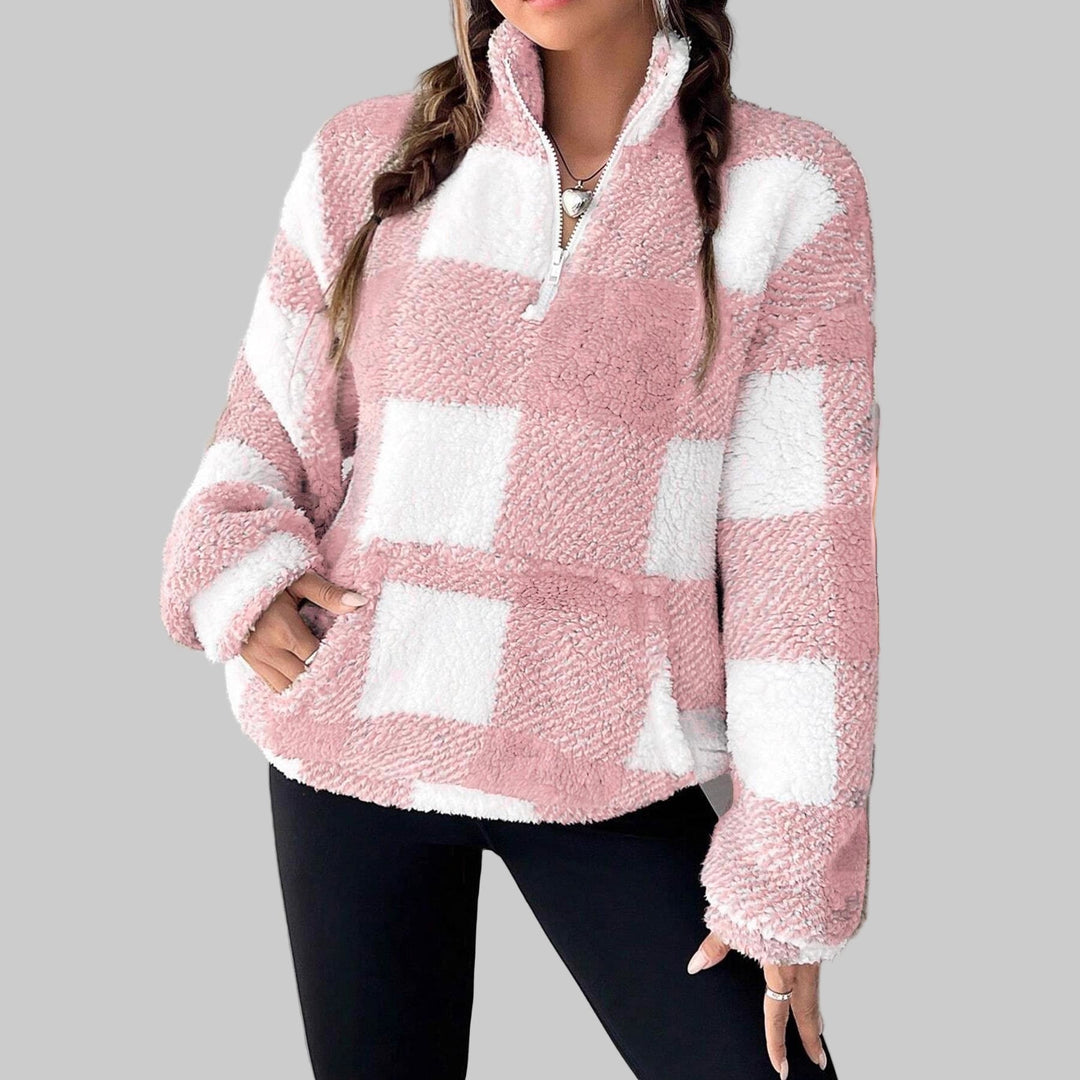 MAPLE™ - Mysig Rutig Fleecepullover