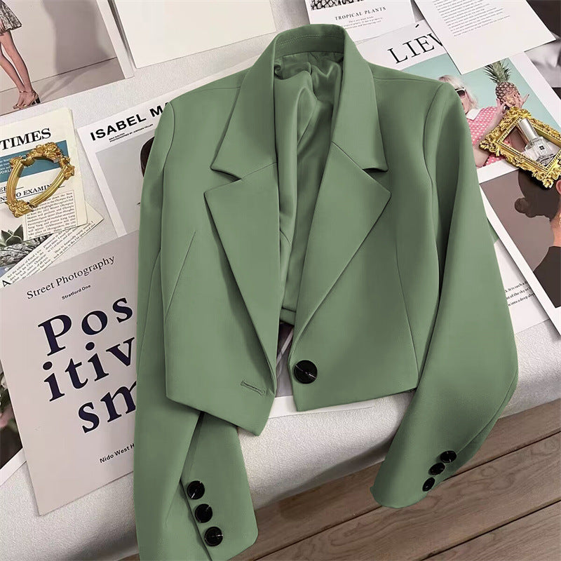 CORALIE™ – Sofistikerad croppad blazer