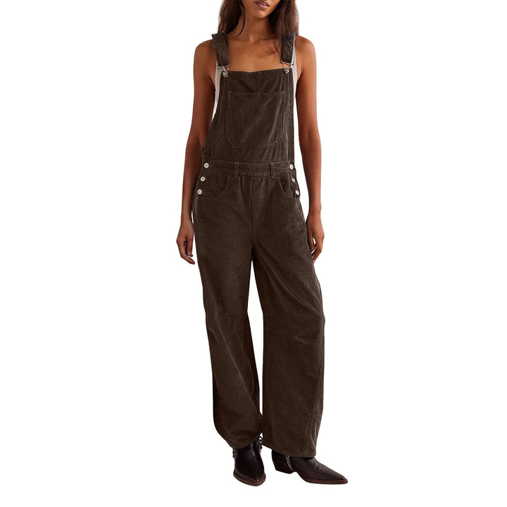 PANIZ™ - Vintage Salopett Vid Justerbar Jumpsuit