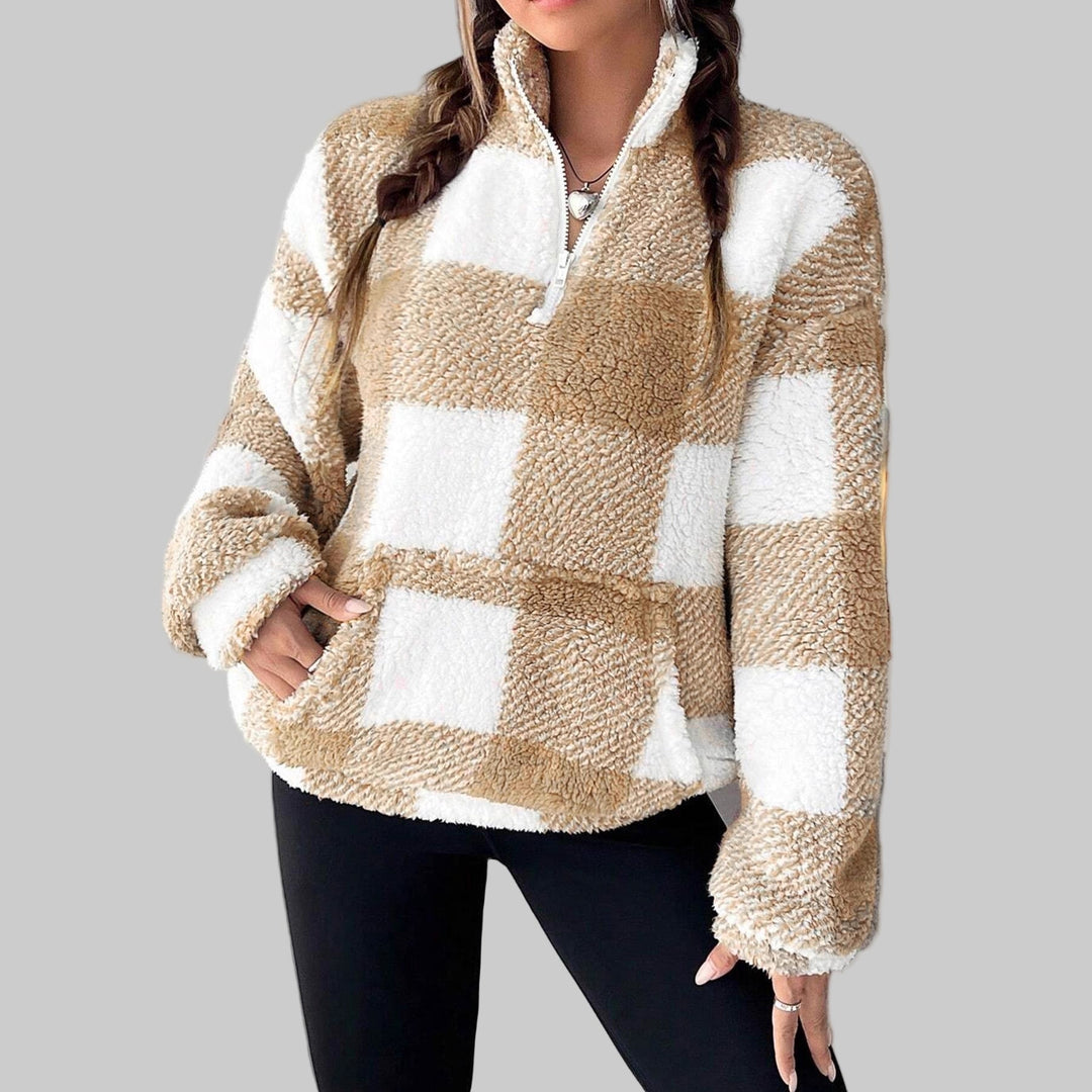 MAPLE™ - Mysig Rutig Fleecepullover