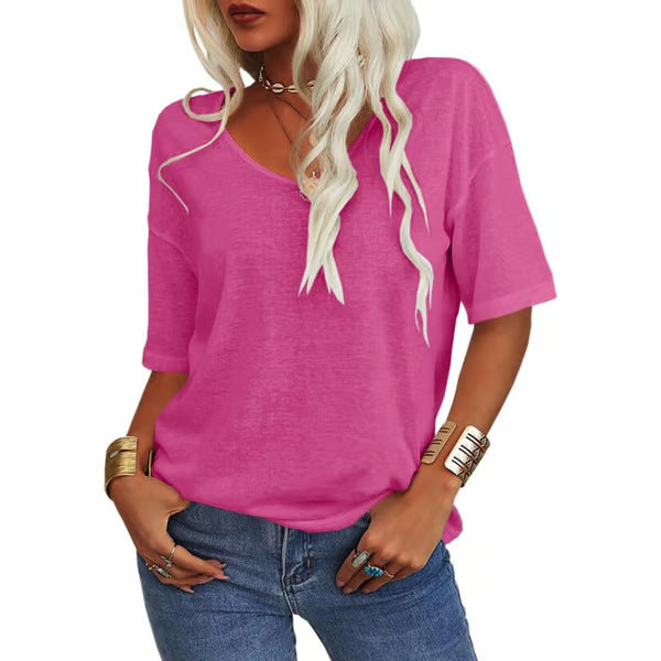 KRISANTA™ - Lös Lätt Minimalistisk T-shirt
