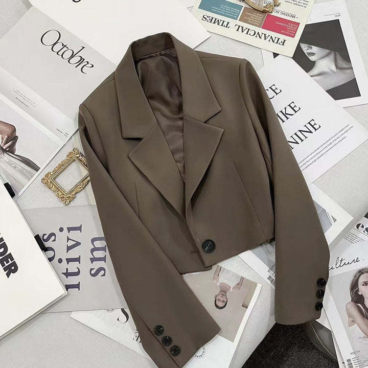 CORALIE™ – Sofistikerad croppad blazer