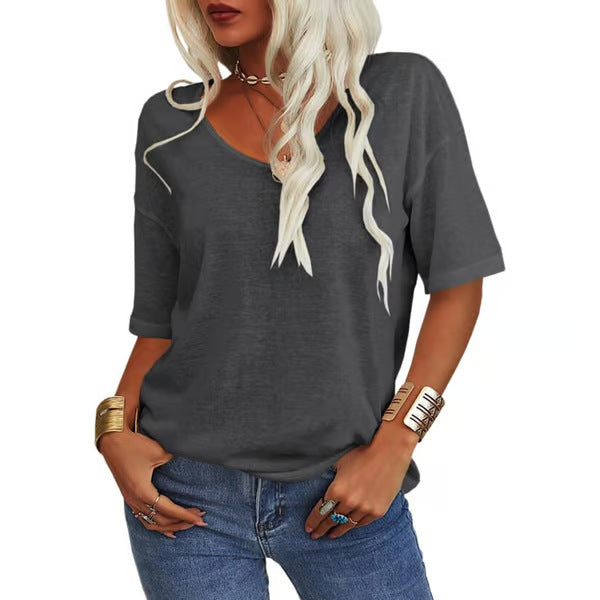 KRISANTA™ - Lös Lätt Minimalistisk T-shirt