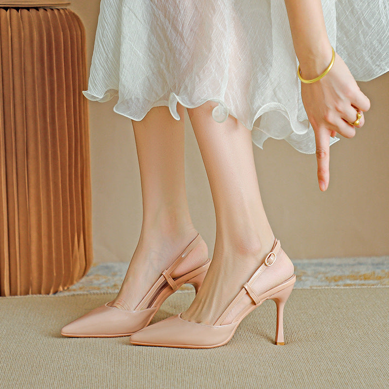 ZURI™ - Eleganta Stilettos med Spetsig Tå och Justerbar Rem