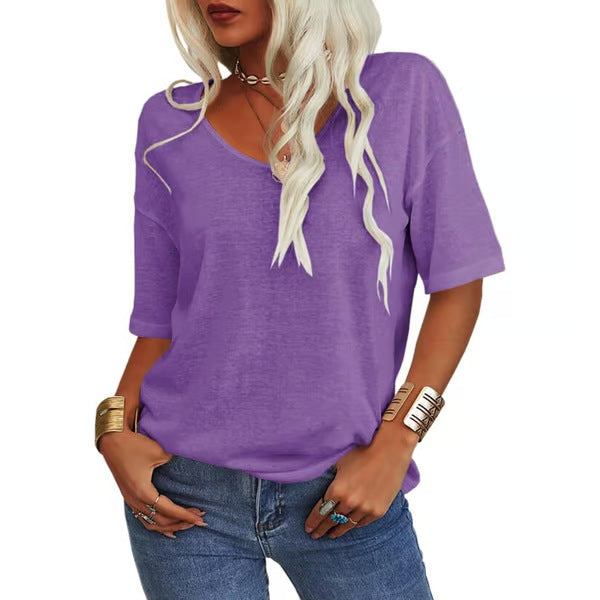 KRISANTA™ - Lös Lätt Minimalistisk T-shirt