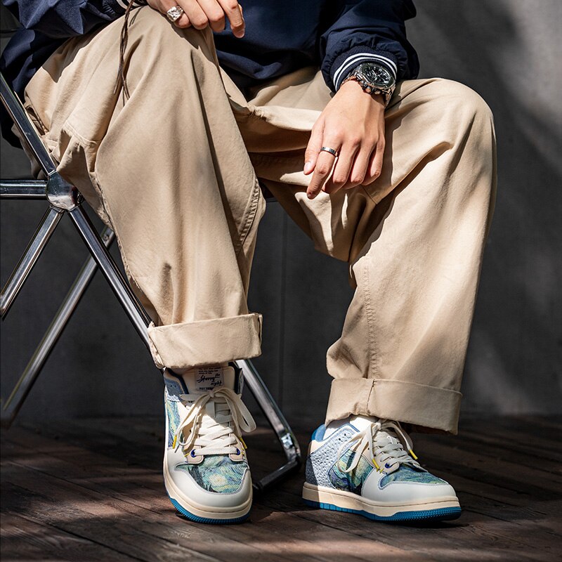 VAN GOGH™ | Sneakers Inspirerade av Stjärnnatten