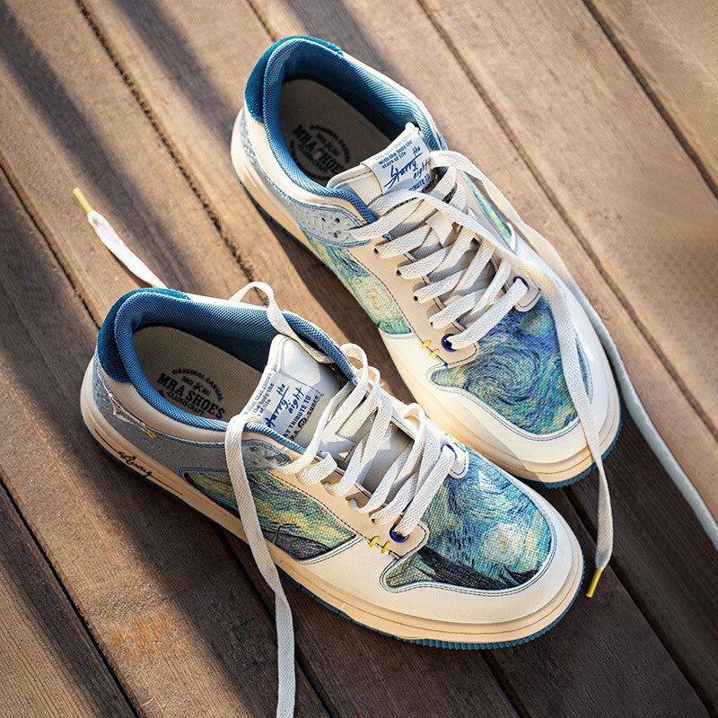 VAN GOGH™ | Sneakers Inspirerade av Stjärnnatten