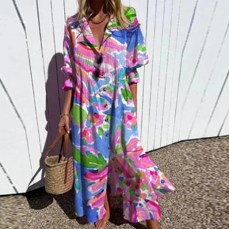 MELISSA™ - Chic Boho Maxiklänning