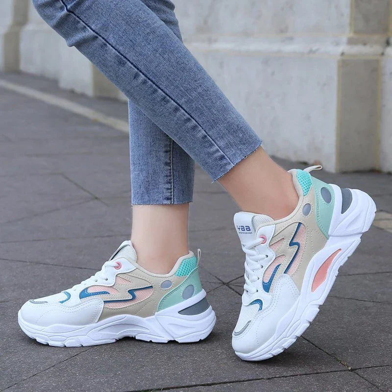 KAMILLE™ - Flerfärgade Chunky Sneakers