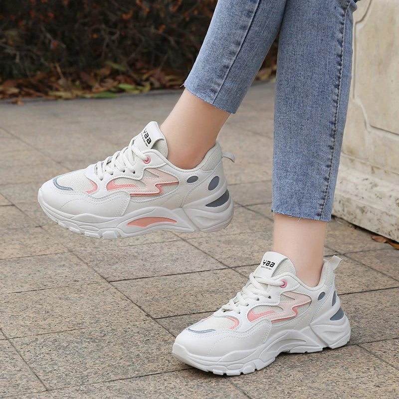 KAMILLE™ - Flerfärgade Chunky Sneakers