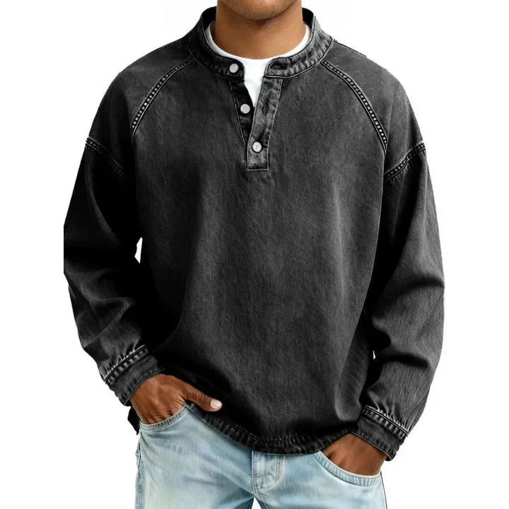 Stanley | Vintage Henley-skjorta