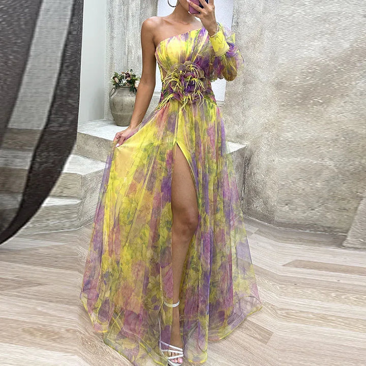 JULIANA™ - Drömmande Blommig Elegansklänning