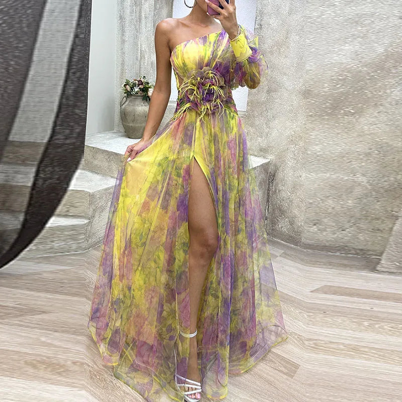 JULIANA™ - Drömmande Blommig Elegansklänning