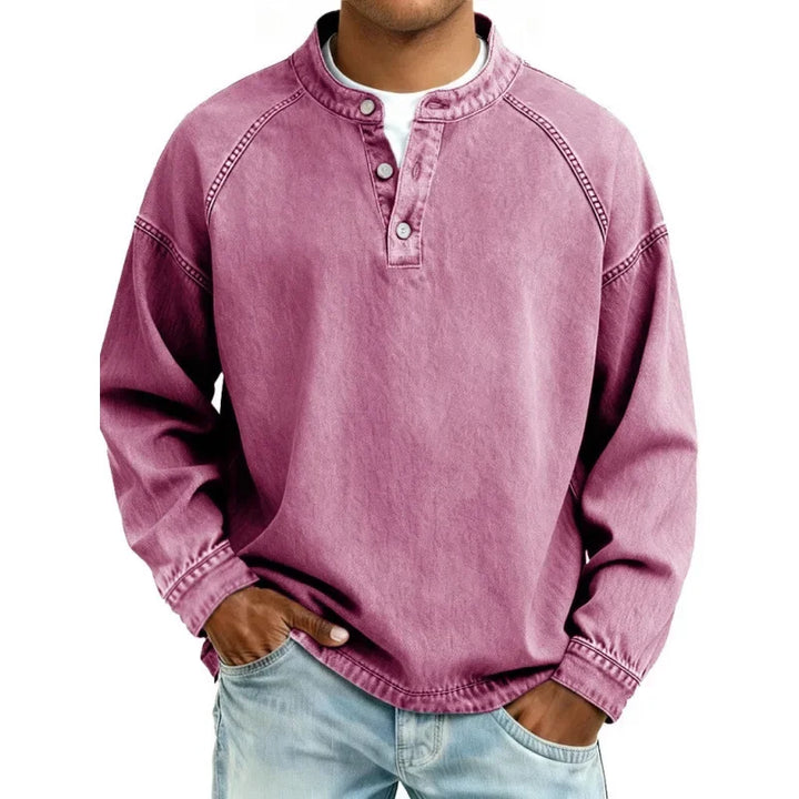 Stanley | Vintage Henley-skjorta