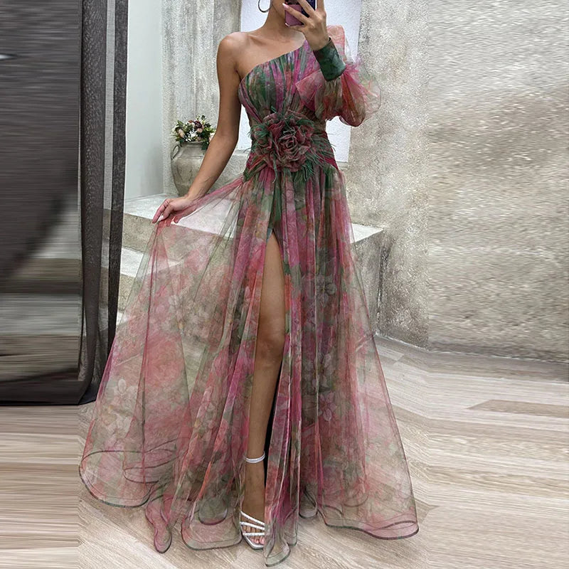 JULIANA™ - Drömmande Blommig Elegansklänning