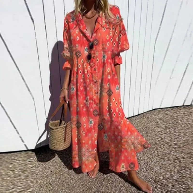 MELISSA™ - Chic Boho Maxiklänning
