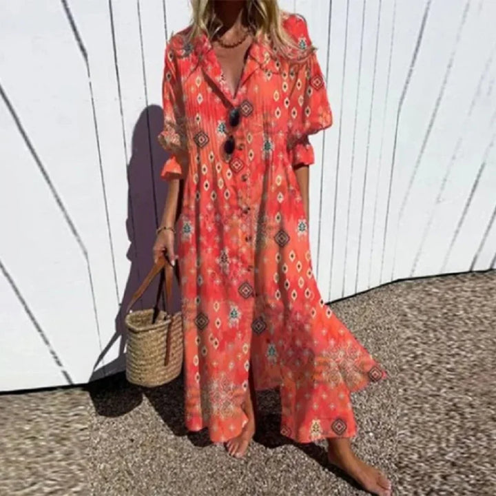 MELISSA™ - Chic Boho Maxiklänning