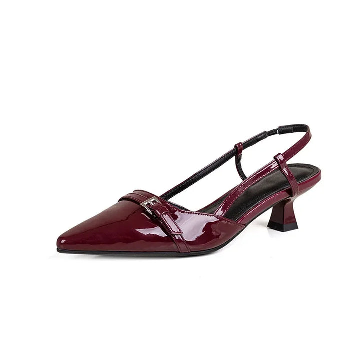 MIRELLA™ – Klassiska Sandaler med Mellanhög Klack